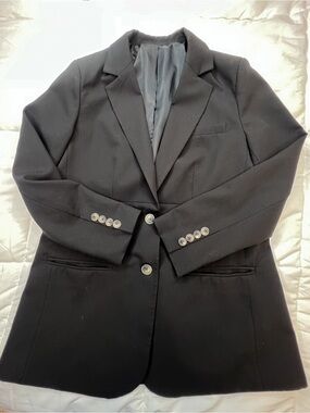 Classic Women's oversized Black Blazer Jacket